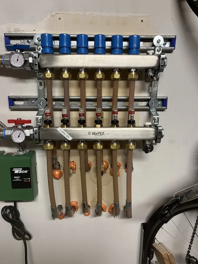 Plumber performing Leak Detection at a residential property in Minoa